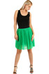 Dámská zelená krátká sukně