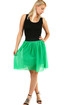 Dámská zelená krátká sukně
