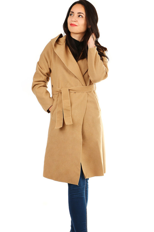 Dámský fleecový kabátek s kapucí