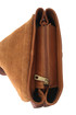 Dámský kožený batoh s přezkami