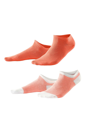 Biobavlněné nízké ponožky 2 kusy, pro dámy od německého výrobce udržitelné módy LIVING CRAFTS. Balení