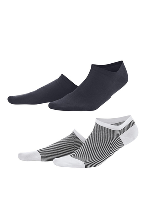 Biobavlněné nízké ponožky 2 kusy, pro dámy od německého výrobce udržitelné módy LIVING CRAFTS. Balení