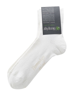 Unisex ponožky střední výšky s vysokým podílem konopí od německé značky HempAge. Udržitelný výrobek z velice