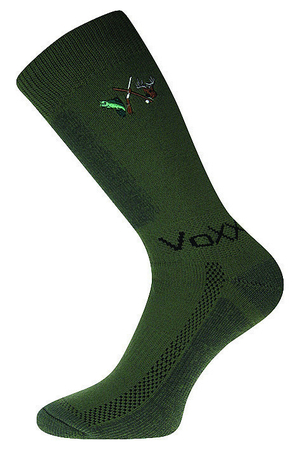 Pánské vlněné ponožky pro myslivost a rybaření. anatomicky tvarované ponožky na levou a pravou nohu maximální