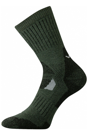 Pánské a dámské outdoorové vlněné ponožky. teplé froté ponožky polstrované zóny proti otlakům a puchýřům
