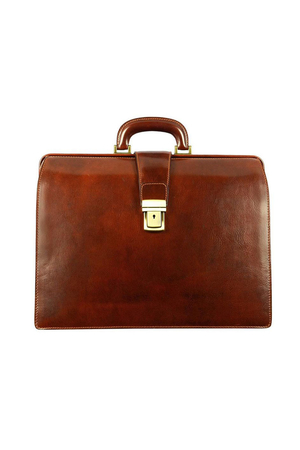 Luxusní velký kožený kufřík pro pány je vkusný a praktický doplněk v drsném obchodním světě. Je vyroben z