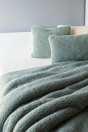 Hřejivá oboustranná deka ze 100% merino vlny Vám zajistí dokonalý odpočinek a pohodlí. Přírodní deka ze dvou