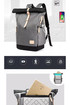 Školní rolovací batoh s USB