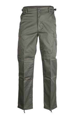 Pánské, dlouhé kalhoty kapsáče v jednobarevném provedení jsou vyrobené z kvalitního pevného materiálu. Kalhoty s