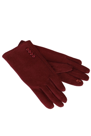 Tenké dámské rukavice jsou praktickým doplňkem do sychravého počasí. Díky vyšité kytičce na ukazováčku je